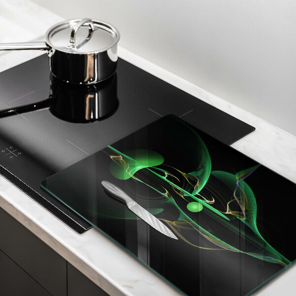 Tábua de corte de vidro Abstração moderna