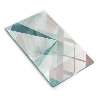 Tábua de cortar de vidro Abstração nítida