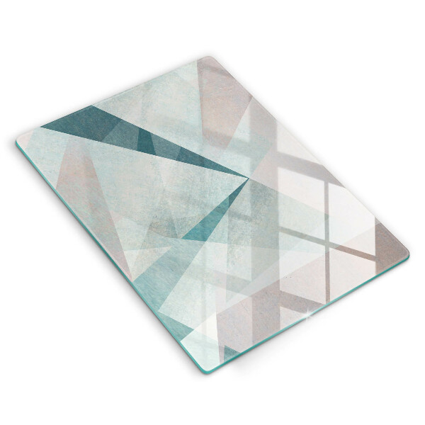 Tábua de cortar de vidro Abstração nítida