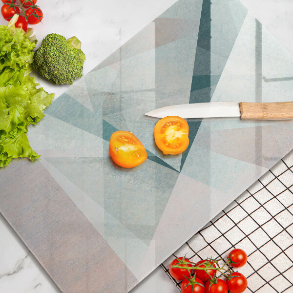 Tábua de cortar de vidro Abstração nítida