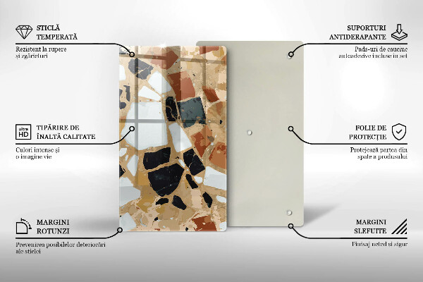 Tábua para cozinha Lajes de pedra decorativas