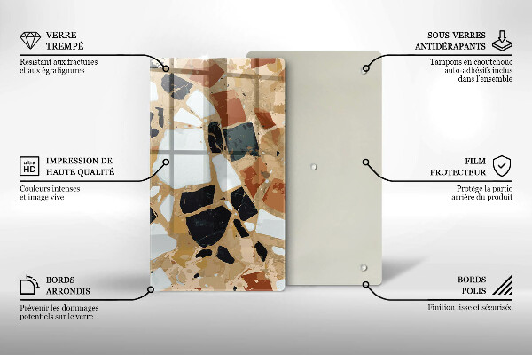 Tábua para cozinha Lajes de pedra decorativas