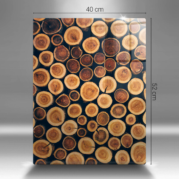 Tábua de cortar Tocos de árvores de madeira