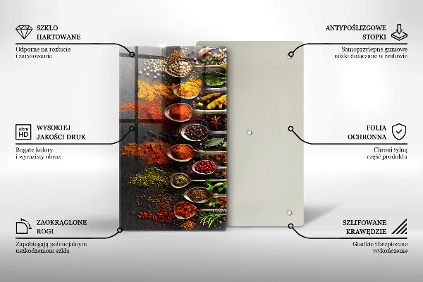 Tábua cozinha colheres de especiarias