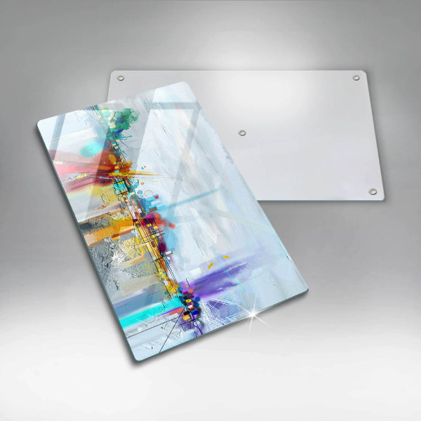Tábua para corte Abstração pintada