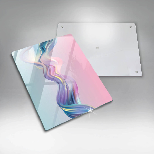 Tábua para corte abstração pastel