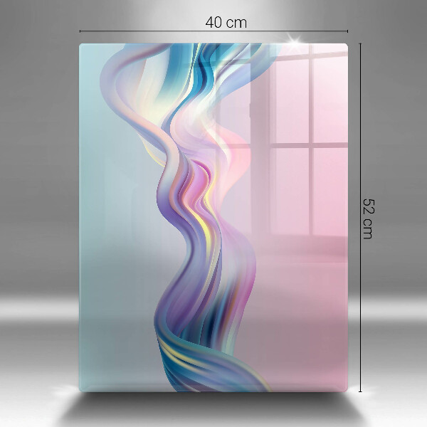 Tábua para corte abstração pastel