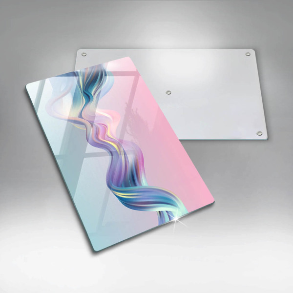 Tábua para corte abstração pastel