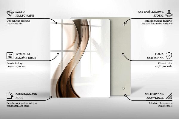 Tábua cozinha Linhas abstratas