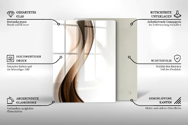 Tábua cozinha Linhas abstratas