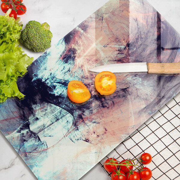 Tábua de cortar Abstração pintada