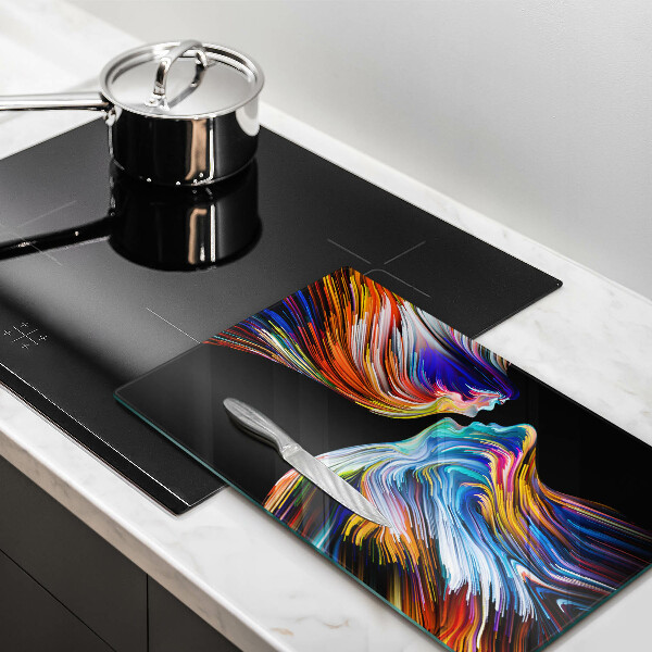 Tábua de cortar alimentos Beijo abstrato