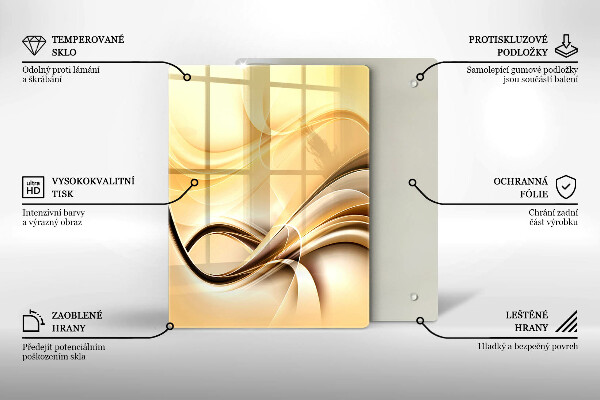 Tábua de cortar alimentos Beijo abstrato