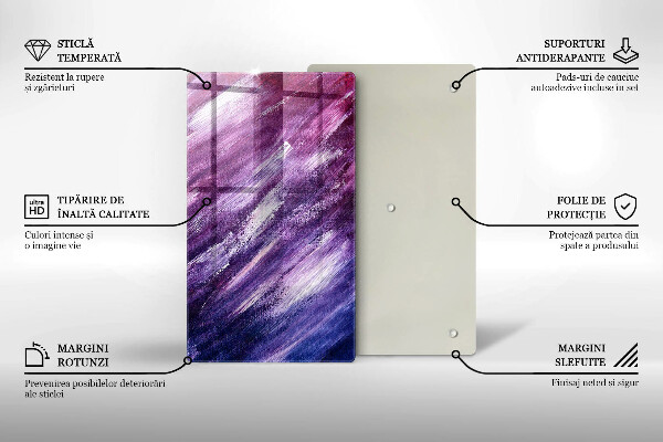 Tábua para cozinha Abstração de tinta