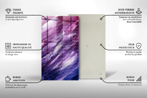 Tábua para cozinha Abstração de tinta