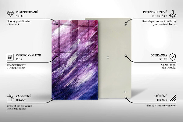 Tábua para cozinha Abstração de tinta