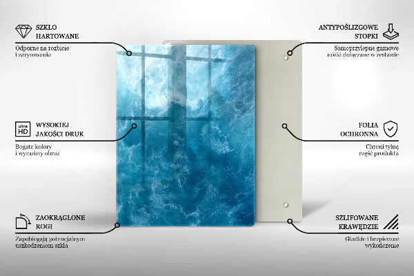 Tábua para cozinha Abstração de tinta