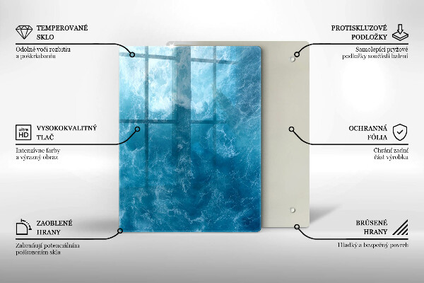 Tábua para cozinha Abstração de tinta
