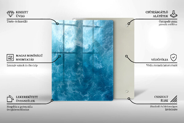 Tábua para cozinha Abstração de tinta