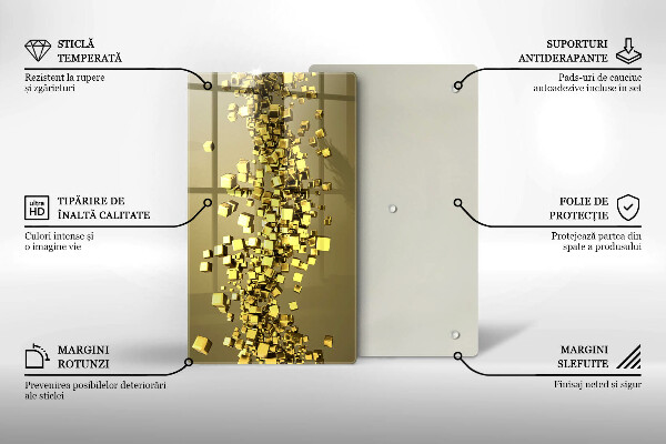 Tábua de cortar Geometria 3D abstrata