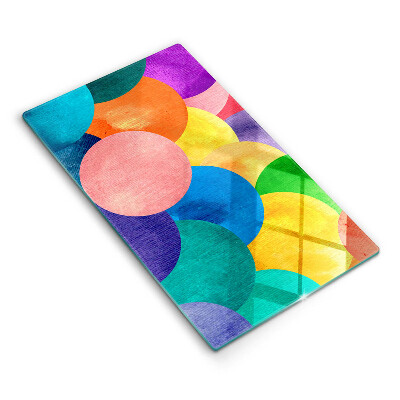 Tábua de corte Círculos coloridos