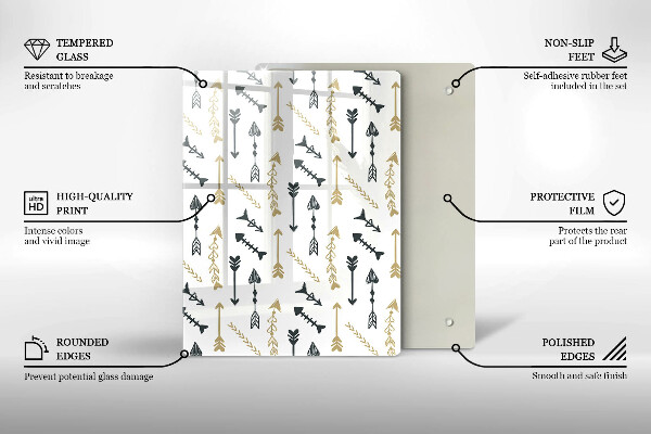 Tábua de corte Círculos coloridos