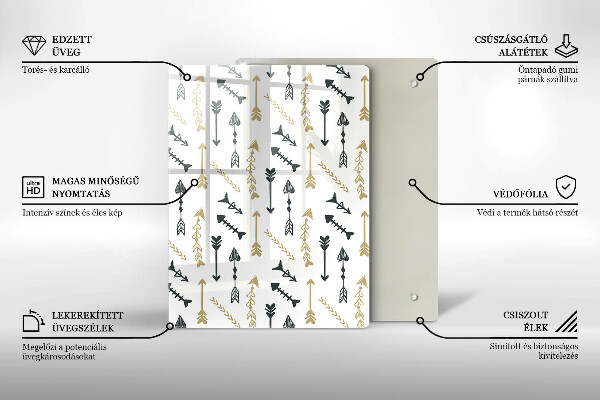 Tábua de corte Círculos coloridos