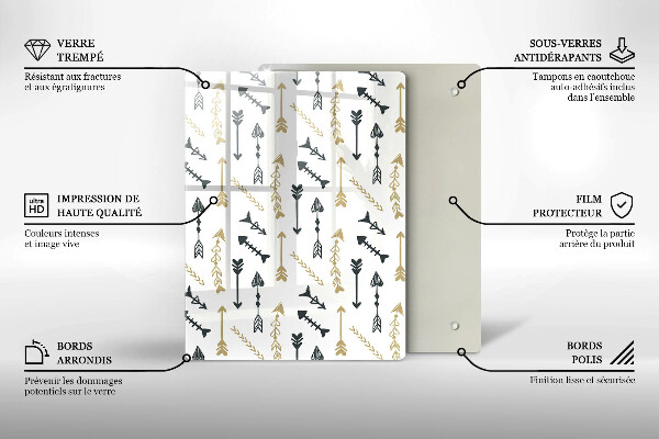 Tábua de corte Círculos coloridos