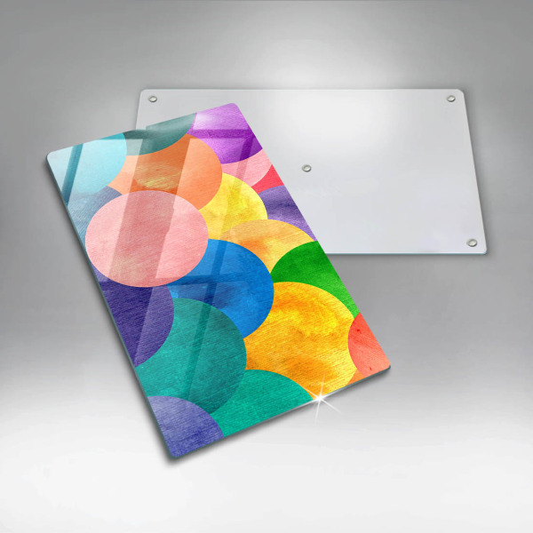 Tábua de corte Círculos coloridos