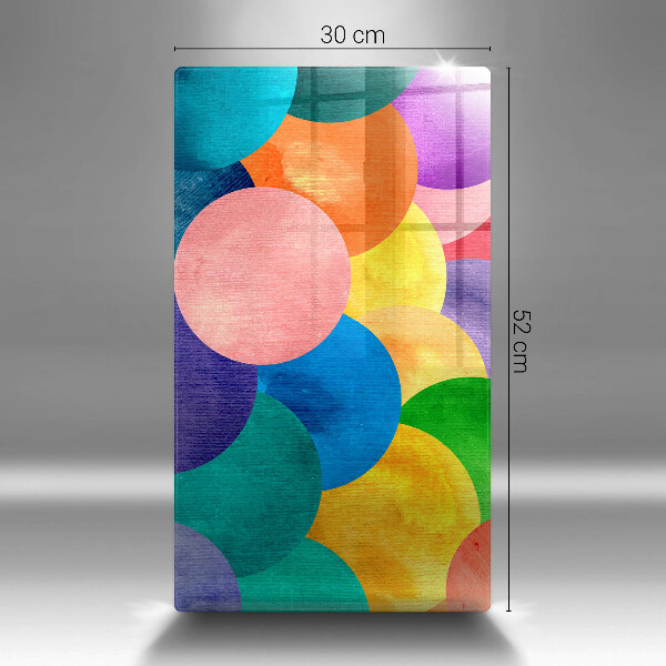 Tábua de corte Círculos coloridos