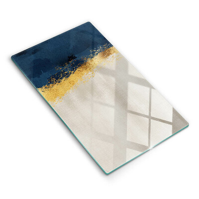 Tábua de corte Ouro abstrato