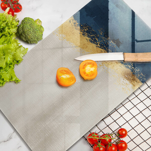 Tábua de corte Ouro abstrato