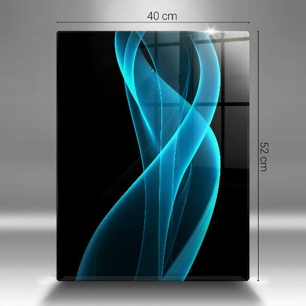 Tábua para cozinha Abstração azul