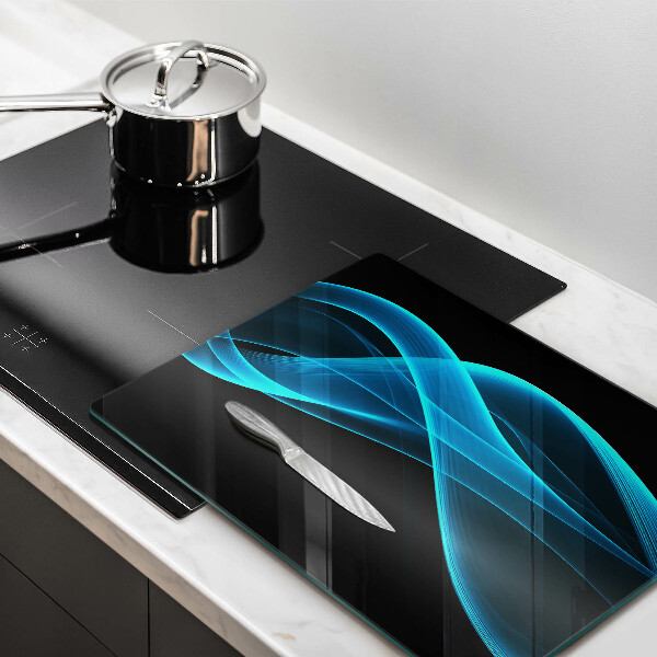 Tábua para cozinha Abstração azul