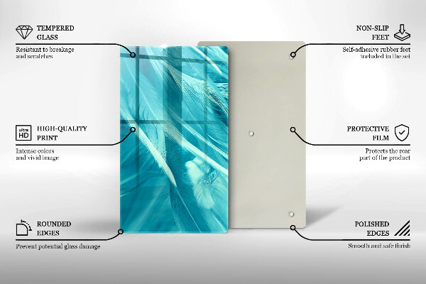 Tábua para corte Penas delicadas