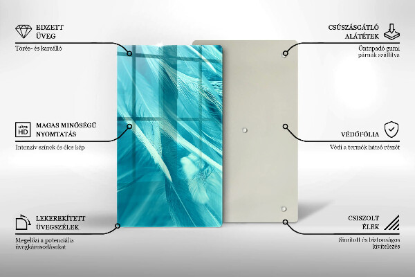 Tábua para corte Penas delicadas