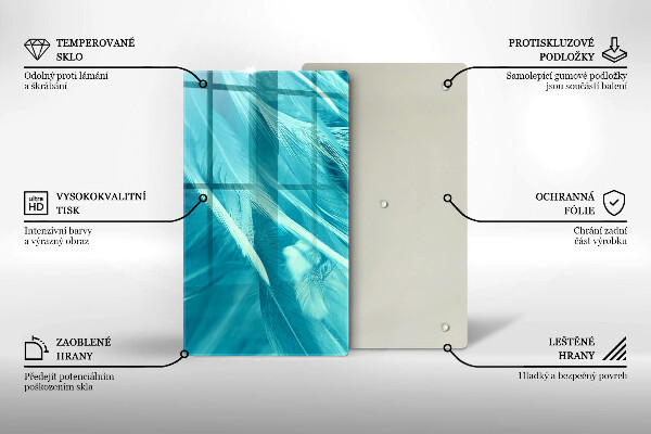 Tábua para corte Penas delicadas