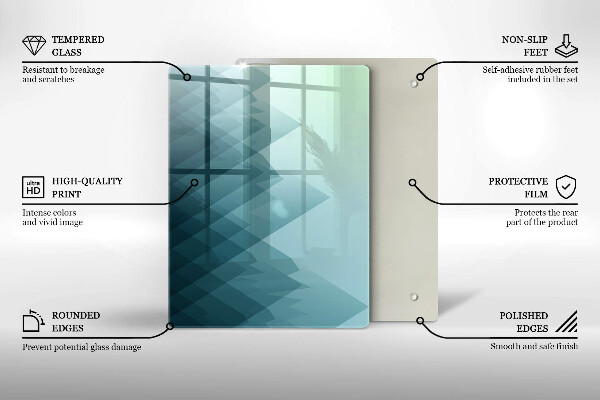 Tábua para corte Penas delicadas