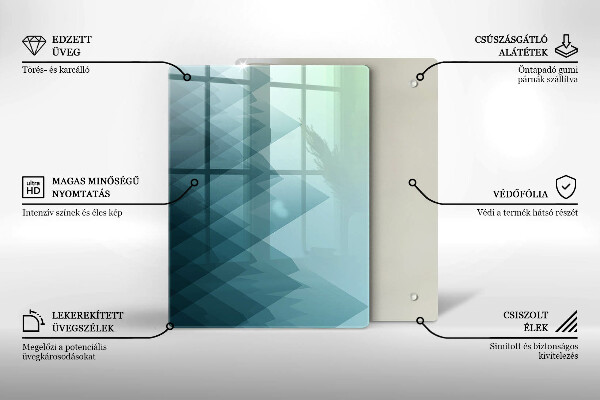 Tábua para corte Penas delicadas
