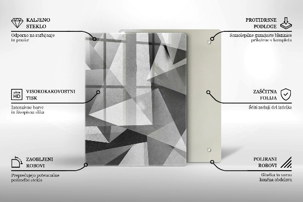 Tábua de cortar alimentos Tinta abstrata