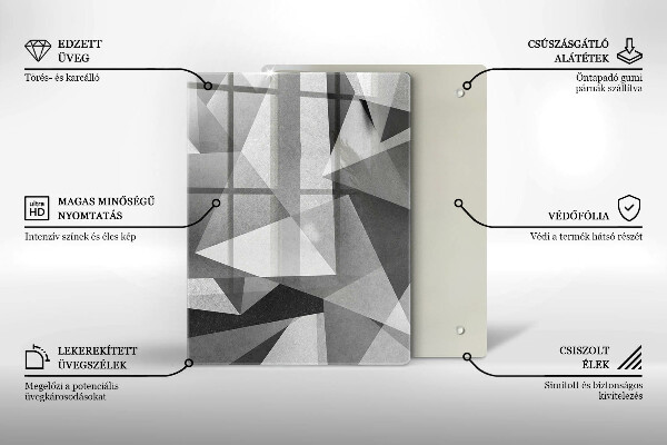 Tábua de cortar alimentos Tinta abstrata