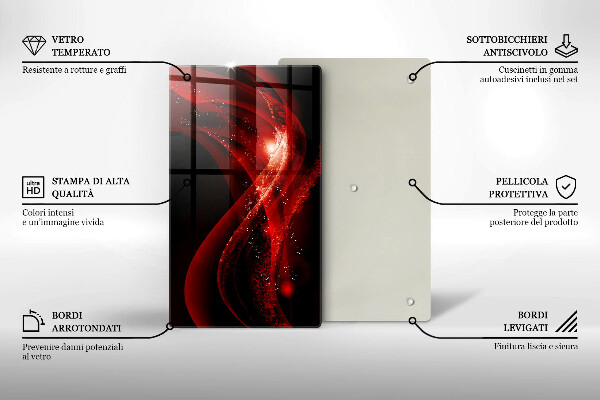 Tábua para cozinha Abstração moderna