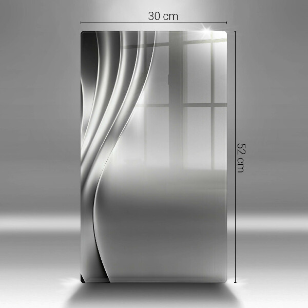 Tábua de cortar de vidro Estrutura metálica