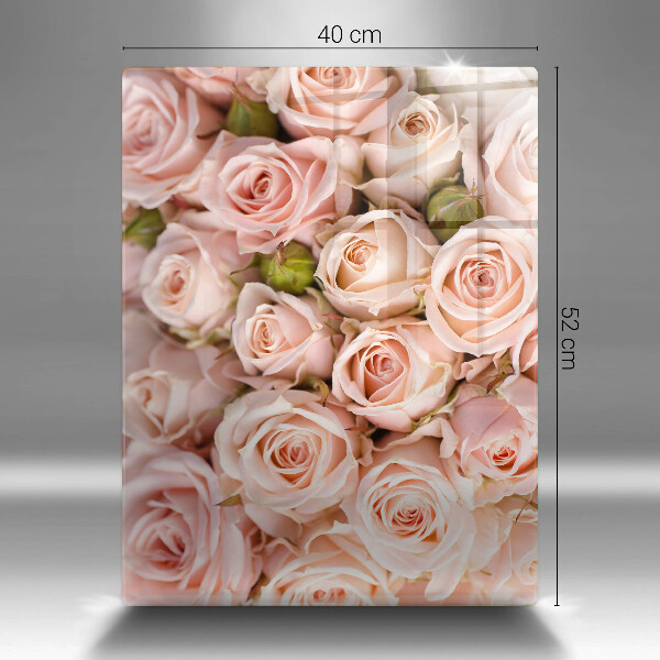 Tábua para corte Buquê de rosas delicadas