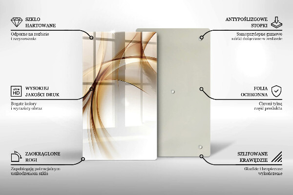 Tábua de cortar alimentos Formas abstratas
