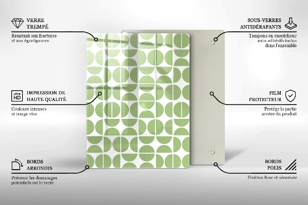 Tábua de cortar alimentos Formas abstratas