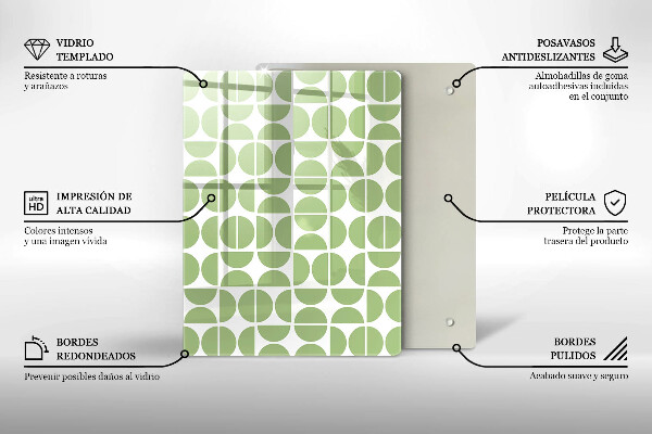 Tábua de cortar alimentos Formas abstratas