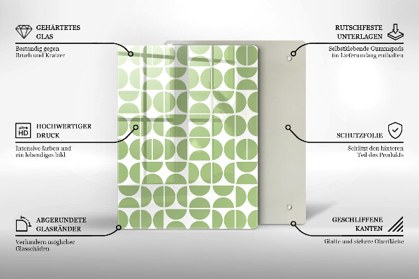 Tábua de cortar alimentos Formas abstratas