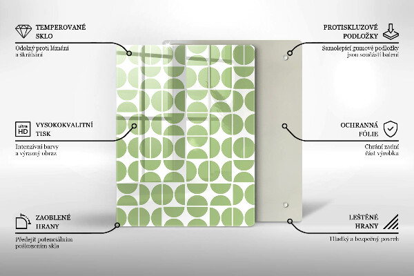 Tábua de cortar alimentos Formas abstratas