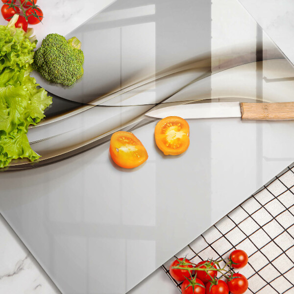 Tábua de corte Abstração de linhas suaves